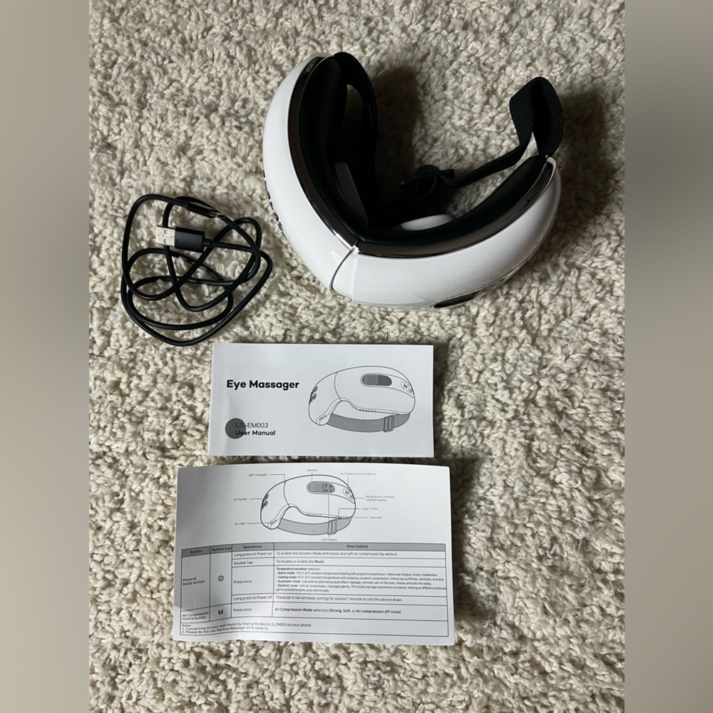 White Eye Massager